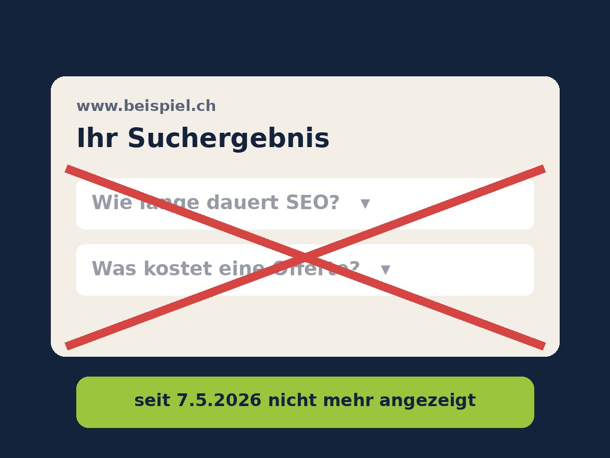 FAQ-Markup und HowTo: Was Google nicht mehr anzeigt