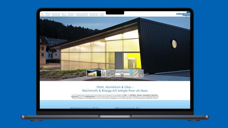 Webdesign für Stahl-, Aluminium- und Glasbau