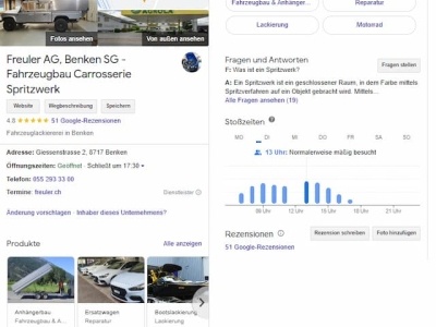 Google Unternehmensprofil