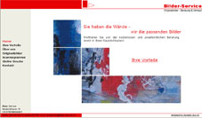Screenshot der Website
