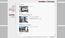 Screenshot der Website