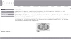 Screenshot der Website